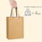 Paper Bags 8x4x11 25Pcs Gift Bags Heavy Duty Kraft Brown Gift Paper Bags with Handles Wedding Party Favor Gift Bags Shopping Bags Retail Merchandise Bags Paper Sacks